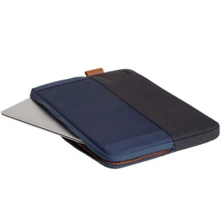 Trust Funda universal soft sleeve Lisboa 25123 Negro/Azul para tablets y portátiles hasta 13.3 pulgadas